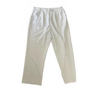 Alfred Dunner, 16, White Straight Leg Pants with Pockets